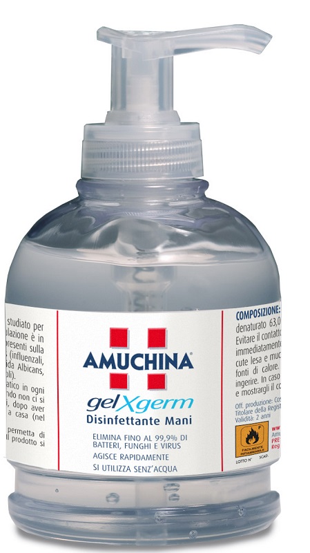 AMUCHINA GEL X-GERM DISINFETTANTE MANI 250 ML - UniversoFarmacie.it