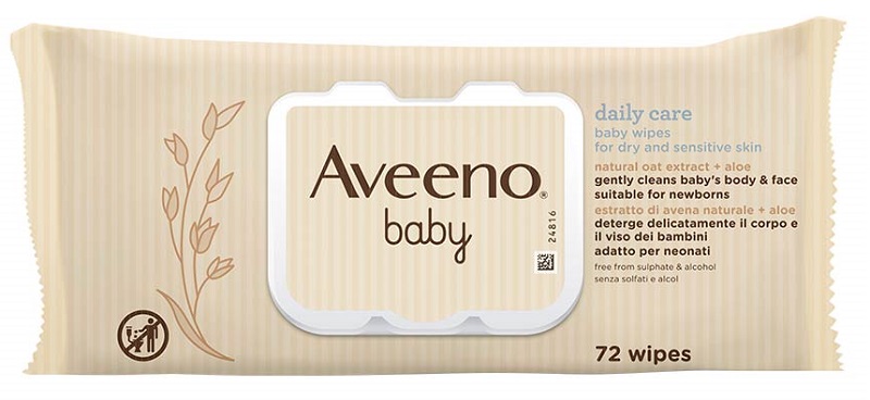 AVEENO BABY SALVIETTINE 72 PEZZI - UniversoFarmacie.it