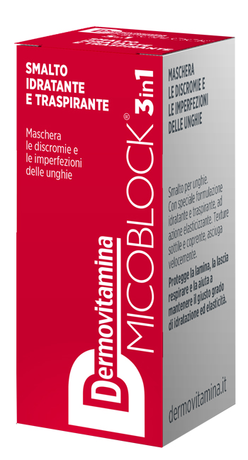 DERMOVITAMINA MICOBLOCK 3 IN 1 SMALTO IDRATANTE E TRASPIRANTE ROSSO 5 ML - UniversoFarmacie.it