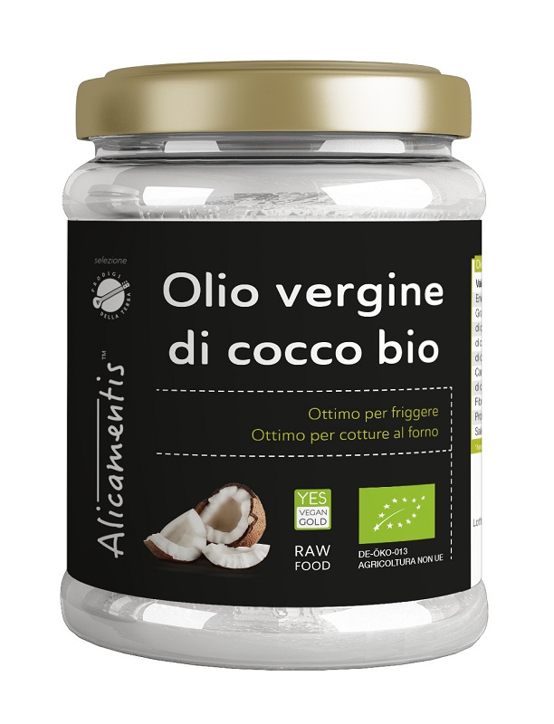 OLIO VERGINE DI COCCO BIO 500 ML ALICAMENTIS - UniversoFarmacie.it