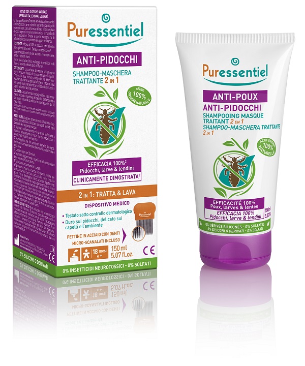 PURESSENTIEL SHAMPOO TRATTANTE ANTI-PIDOCCHI 150 ML - UniversoFarmacie.it