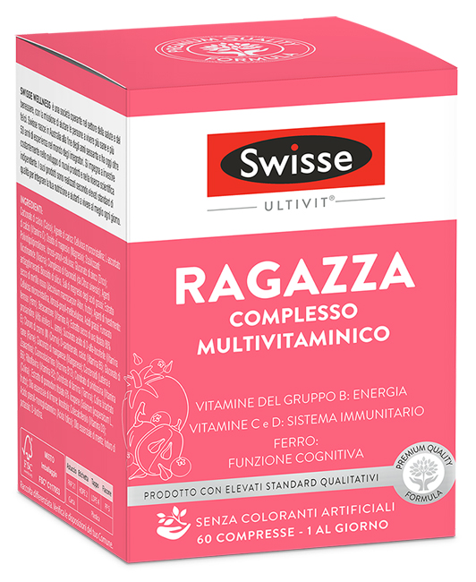 SWISSE MULTIVITAMINICO RAGAZZA 60 COMPRESSE - UniversoFarmacie.it
