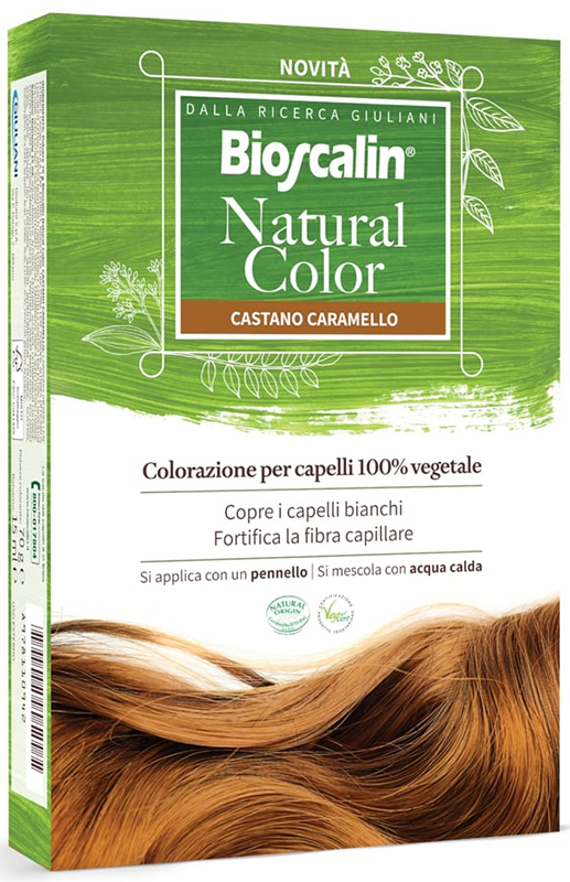 BIOSCALIN NATURAL COLOR CASTANO CARAMELLO 70 G - UniversoFarmacie.it