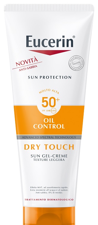 EUCERIN SUN PROTECTION OIL CONTROL DRY TOUCH SPF 50+ SUN GEL CREME 200 ML - UniversoFarmacie.it