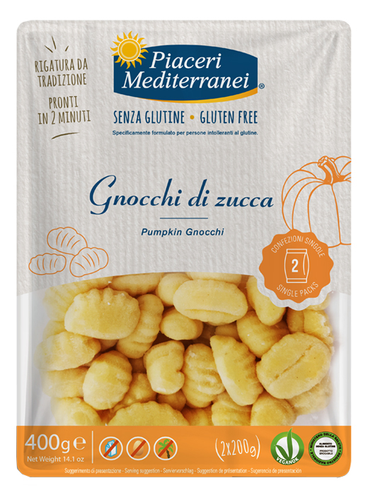 PIACERI MEDITERRANEI GNOCCHI DI ZUCCA 400 G - UniversoFarmacie.it