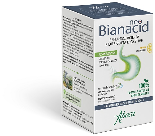 NEOBIANACID 45 COMPRESSE LIMONE - UniversoFarmacie.it