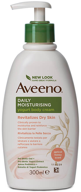 AVEENO CREMA CORPO YOGURT ALBICOCCA&MIELE 300 ML - UniversoFarmacie.it