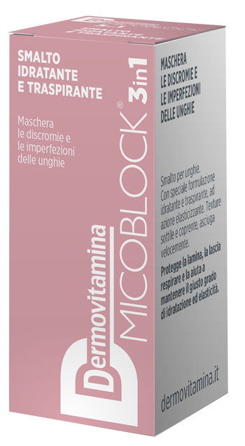 DERMOVITAMINA MICOBLOCK 3 IN 1 SMALTO IDRATANTE E TRASPIRANTE NUDE 5 ML - UniversoFarmacie.it