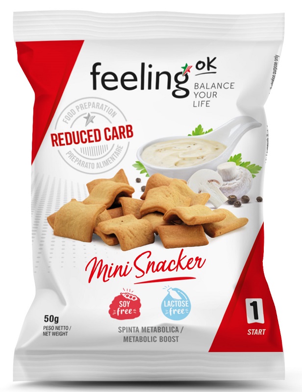 FEELING OK CRACKERS NATURAL START 50 G - UniversoFarmacie.it