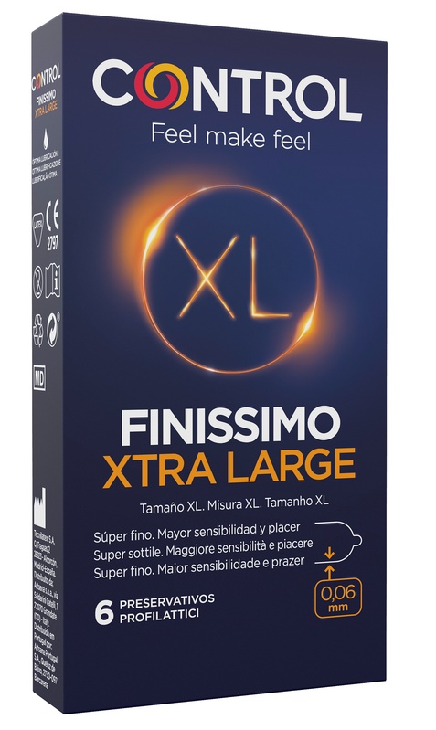 CONTROL FINISSIMO XTRA LARGE 6 PEZZI - UniversoFarmacie.it