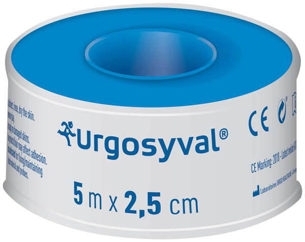 CEROTTO IN ROCCHETTO URGO URGOSYVAL 5 M X 2,5 CM - UniversoFarmacie.it