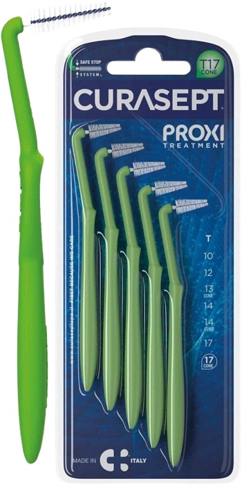 CURASEPT PROXI ANGLE P09 VERDE CHIARO/LIGHT GREEN 5 PEZZI - UniversoFarmacie.it