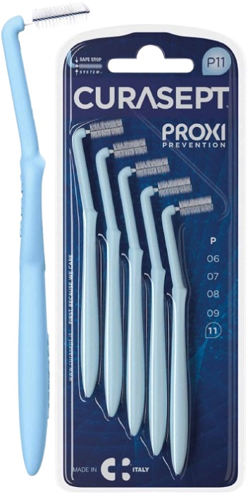 CURASEPT PROXI ANGLE P11 AZZURRO/LIGHT BLUE 5 PEZZI - UniversoFarmacie.it