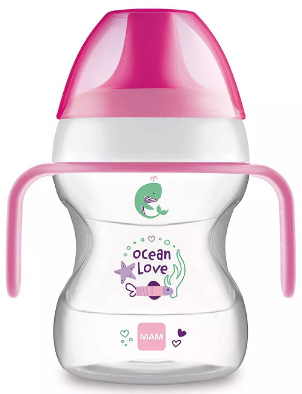 MAM LEARN TO DRINK CUP 190 ML 6+ BECCUCCIO RIGIDO FEMMINA - UniversoFarmacie.it