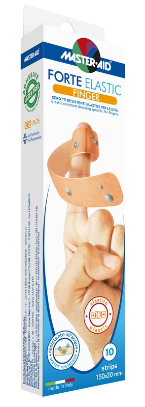 CEROTTO MASTER-AID ELASTIC FINGER 10 PEZZI - UniversoFarmacie.it