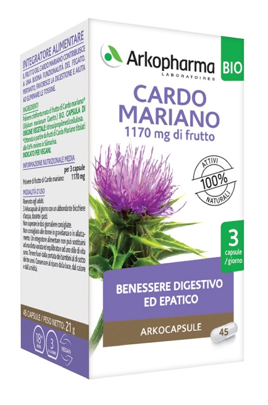 ARKO CAPSULE CARDO MARIANO 45 CAPSULE BIO - UniversoFarmacie.it