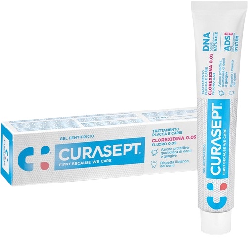 CURASEPT DENTIFRICIO 0,05 75 ML ADS+DNA - UniversoFarmacie.it