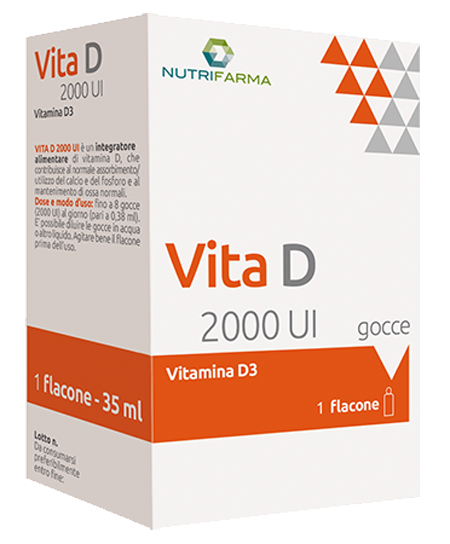 VITA D 2000UI GOCCE 35 ML - UniversoFarmacie.it