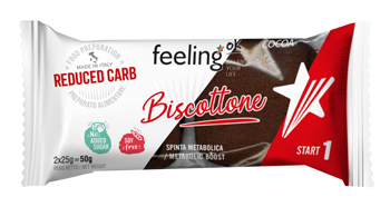 FEELING OK BISCOTTONE AL CACAO START 50 G - UniversoFarmacie.it