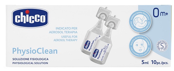 CHICCO SOLUZIONE PHYSIOCLEAN 5 ML 10 PEZZI - UniversoFarmacie.it