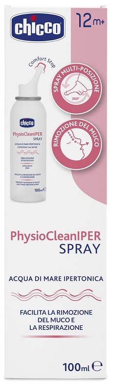 CHICCO PHYSIOCLEAN SOLUZIONE IPERTONICA SPRAY 100 ML - UniversoFarmacie.it