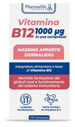 VITAMINA B12 100 COMPRESSE VITACURVEG - UniversoFarmacie.it