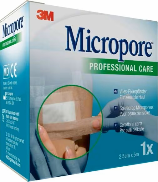 CEROTTO IN CARTA MICROPORE SURGICAL TAPE TAN M5X25MM - UniversoFarmacie.it