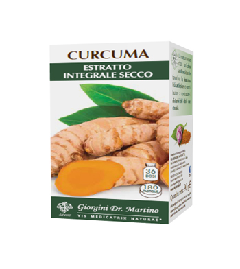 CURCUMA ESTRATTO INTEGRALE SECCO 180 PASTIGLIE - UniversoFarmacie.it