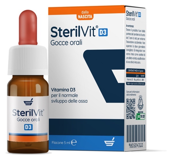 STERILVIT D3 GOCCE 5 ML - UniversoFarmacie.it