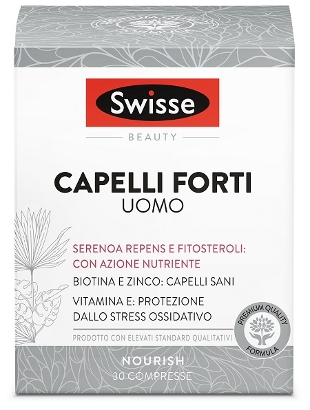 SWISSE CAPELLI FORTI UOMO 30 COMPRESSE - UniversoFarmacie.it