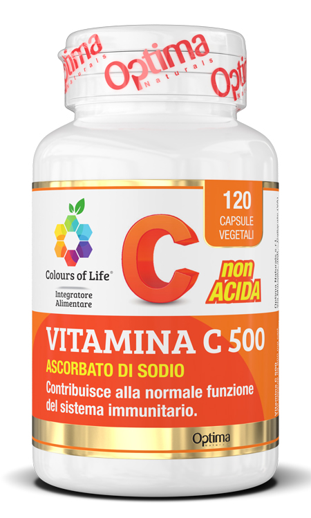COLOURS OF LIFE VITAMINA C 500 120 CAPSULE VEGETALI 900 MG - UniversoFarmacie.it