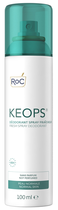 ROC KEOPS DEODORANTE SPRAY FRESCO 48H 100 ML - UniversoFarmacie.it