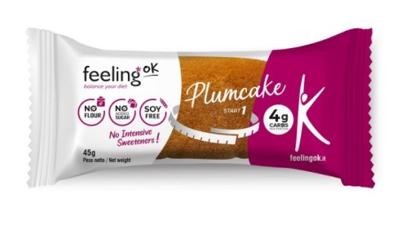 FEELING OK PLUM CAKE ARANCIA START 45 G - UniversoFarmacie.it
