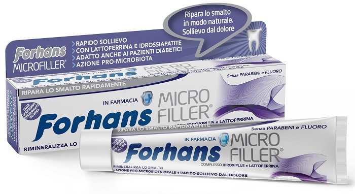 FORHANS DENTIFRICIO MICROFILLER PROTEZIONE SMALTO 75 ML - UniversoFarmacie.it