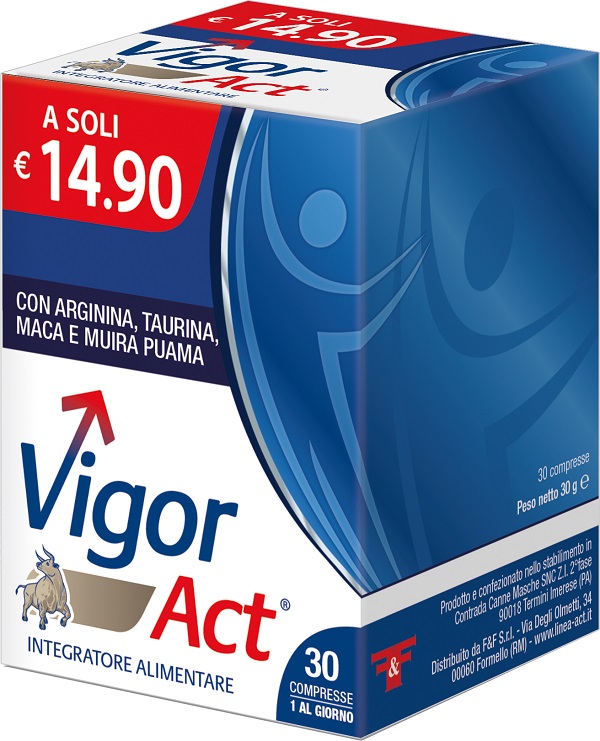 VIGOR ACT 30 COMPRESSE - UniversoFarmacie.it