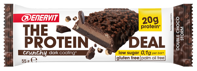 ENERVIT PROTEIN DEAL DOUBLE CHOCO STORM 55 G - UniversoFarmacie.it