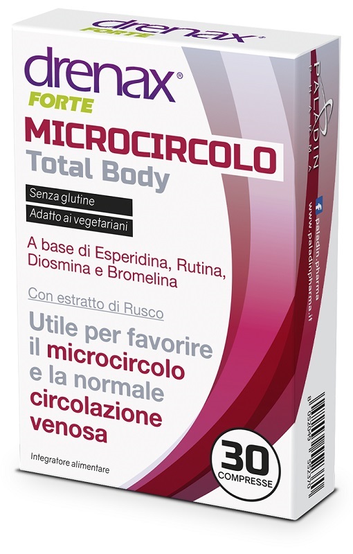 DRENAX FORTE MICROCIRCOLO TOTAL BODY 30 COMPRESSE - UniversoFarmacie.it