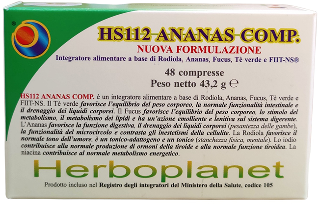 HS112 ANANAS COMP 48 COMPRESSE - UniversoFarmacie.it