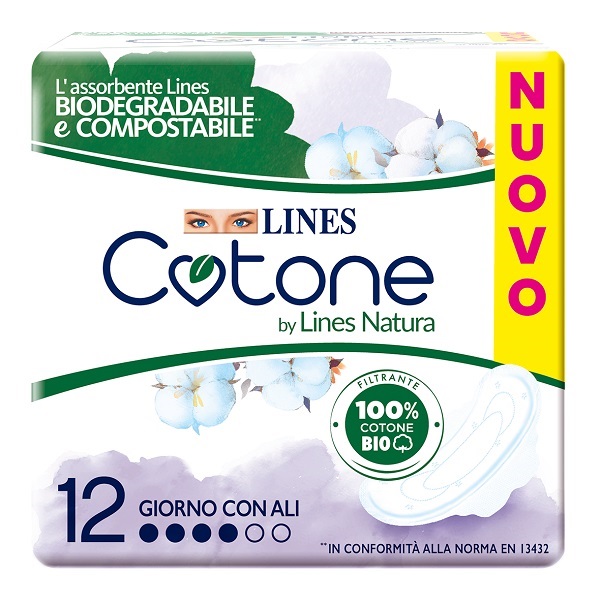 LINES COTONE BIO ULTRA ALI 12 PEZZI - UniversoFarmacie.it