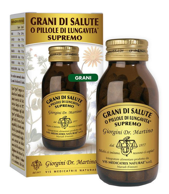 GRANI DI SALUTE O PILLOLE DI LUNGAVITA SUPREMO 90 G - UniversoFarmacie.it