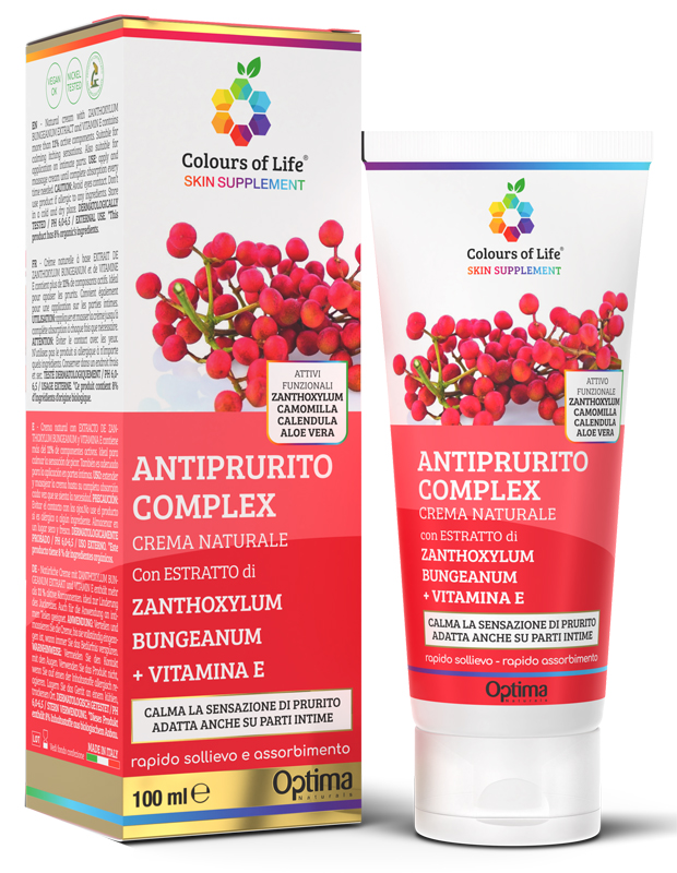 COLOURS OF LIFE SKIN SUPPLEMENTE ANTIPRURITO COMPLEX CREMA 100 ML - UniversoFarmacie.it