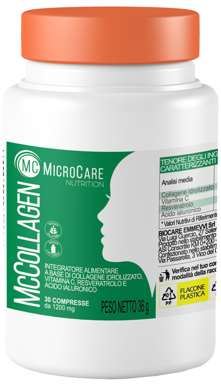MICROCARE NUTRITION MC COLLAGEN 30 COMPRESSE DA 1200 MG - UniversoFarmacie.it