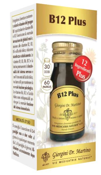 B12 PLUS 60 PASTIGLIE - UniversoFarmacie.it