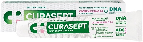CURASEPT GEL DENTIFRICIO ADS DNA TRATTAMENTO ASTRINGENTE 75 ML - UniversoFarmacie.it