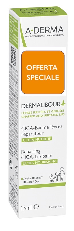 DERMALIBOUR + CICA BALSAMO LABBRA 15 ML - UniversoFarmacie.it