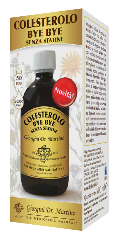 COLESTEROLO BYE BYE SENZA STATINE 500 ML - UniversoFarmacie.it