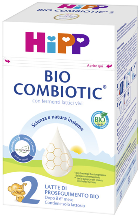 HIPP LATTE 2 COMBIOTIC 600 G BIO - UniversoFarmacie.it