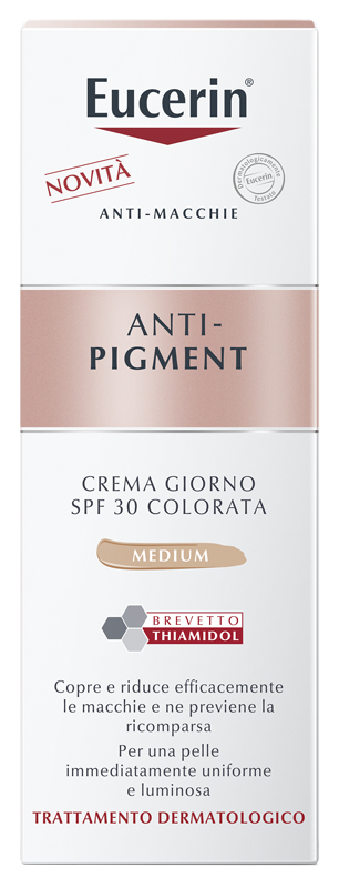 EUCERIN ANTI-PIGMENT GIORNO SPF30 COLORATO MEDIUM 50 ML - UniversoFarmacie.it