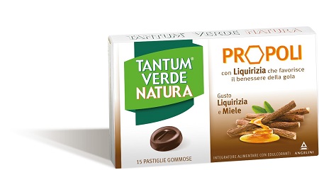 TANTUM VERDE NATURA 15 PASTIGLIE LIQUIRIZIA - UniversoFarmacie.it