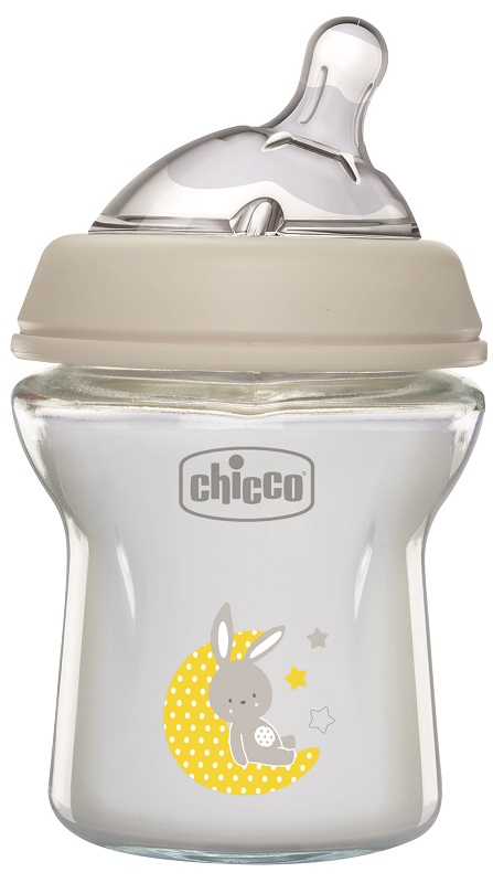 CHICCO BIBERON NAT FEEL VETRO 0M+ 150 ML - UniversoFarmacie.it